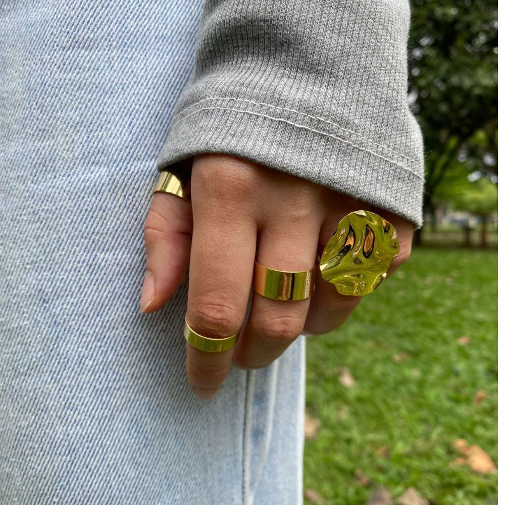 Anel Brise Largo Ajustável