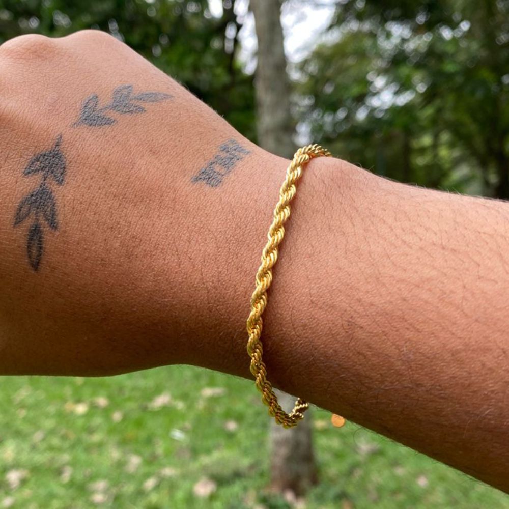 Pulseira Trame - Cordão Baiano Grosso