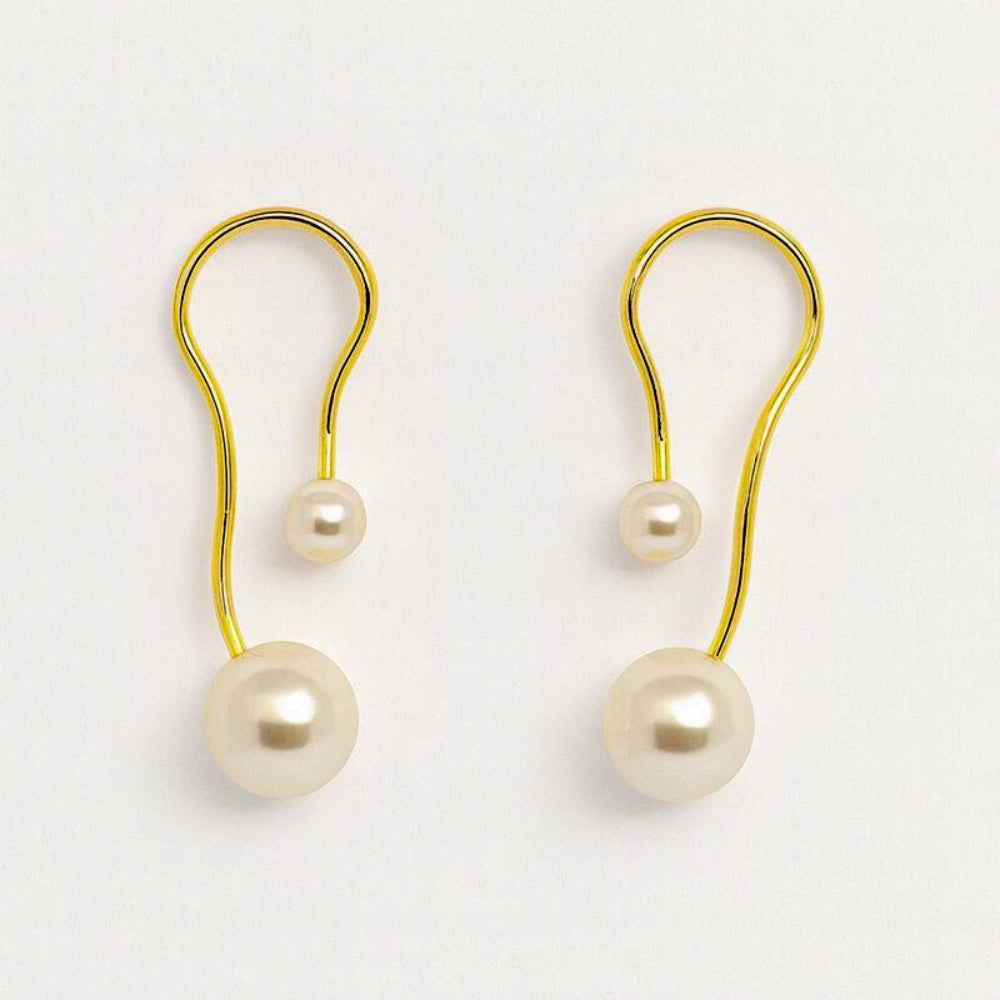 Brinco Curva Perolado