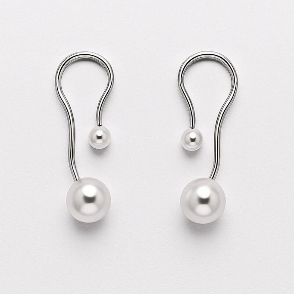 Brinco Curva Perolado